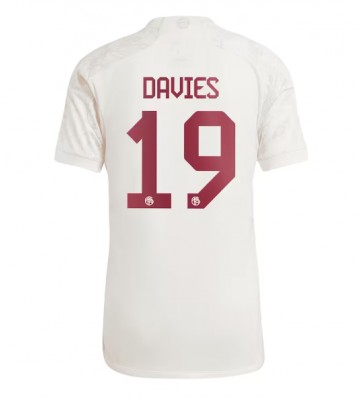 Bayern Munich Alphonso Davies #19 Tredjetröja 2023-24 Kortärmad